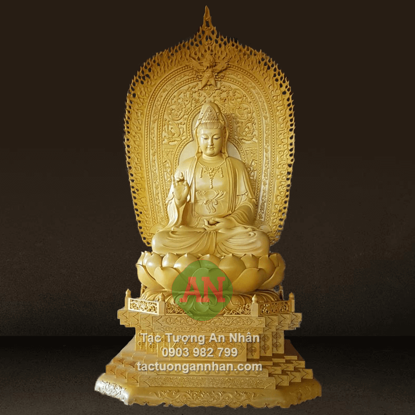Tượng Phật Quan Âm Bằng Gỗ